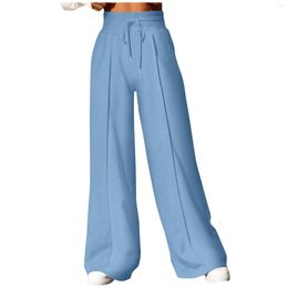 Women's Pants Sweatpants Sports High Waist Baggy Pockets Y2K Wide Leg Jogging Pant Women Casual Streetwear Trousers 2023