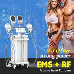 Free shipment ems slim machine EMS EMT emslim stimulate muscle equipment Body Slimming 4 handles