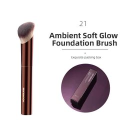 Hourglass Makeup Brushes Cosmetics Vanish Seamless Finish Foundation Brush Genuine Quality Creamy BB Primer Kabuki Brushes Synthetic Hair NO 1-10 Drop Ship 4046