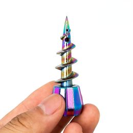 23mm Caliber Hookah Bowl Smoking Accessories Metal Spiral Style Water Pipe Head Shisha Tobacco Bowl Used for Bong Smokeshops Supplies