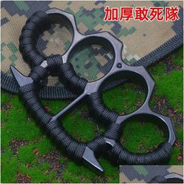 Thickened Legal Four Finger Boxes Hand Buckle Fist Ring Tiger Travel Bxwd Drop Delivery Sports Outdoors Fitness Supplies Boxing Dhld4