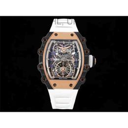 Superclone Active Tourbillon Saatler Bilek saati tasarımcı Swiss Standart Tourbillon Hareketi RM011 RM21-01 RM12-01 Titanyum Seramik Karbon H7EE 9MID MW68