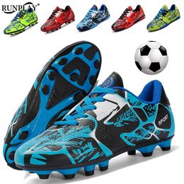 Dress Shoes Kids Soccer Shoes FG/TF Football Boots Boys Girls Indoor Cleats Grass Soccer Sneakers Outdoor Athletic Training Sports Footwear 230818