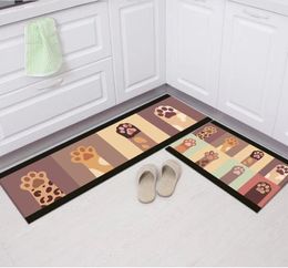 New Christmas Doormat 3D Printed Long Kitchen Mat Welcome Carpet Soft Flannel Bedroom Living Room AntiSlip Floor Mats 20230820A01