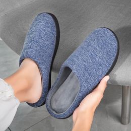 Slippers Mens Home Slippers Winter Warm Shoes With Fur Flat Casual Shoe Men Footwear Non-slip Slipper Comfort Plus Size 47woman 230818