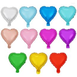 Party Decoration 20pcs Big Heart Multicolor Colour 10 Inch Infatable Foil Balloons For Wedding Supplies