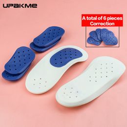 Shoe Parts Accessories Half Arch Support Orthopaedic Insoles Flat Foot Correct 3 4 Length Ort ic Insert Shoes Pads For Children Kids Men Women 230821