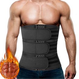 Waist Tummy Shaper Men Waist Trainer Slimming Body Shaper Fitness Belt Weight Loss Fat Burning Sport Girdle Sweat Trimmer Workout Cincher Shapewear 230818