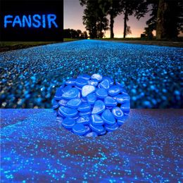 Garden Decorations 100pcs300PCS Glow Pebbles Luminous Stones Home Fish Tank Decoration Glowing In The Dark Accessory for Gift 230818