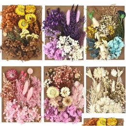 Decorative Flowers Wreaths Diy Real Dried Flower Resin Mould Fillings Uv Expoxy For Epoxy Moulds Jewellery Making Craft Accessories Drop Dhd7R