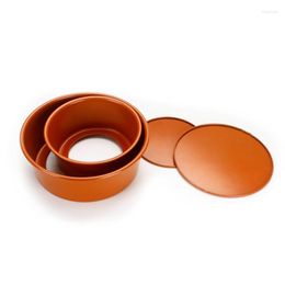 Baking Moulds Round Cake Mould Carbon Steel Live Bottom Non-stick Heat-resistant Easy-to-release Baker Cheese Cheesecake