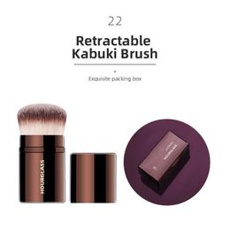 Hourglass Makeup Brushes Cosmetics Vanish Seamless Finish Foundation Brush Genuine Quality Creamy BB Primer Kabuki Brushes Synthetic Hair NO 1-10 Drop Ship 230