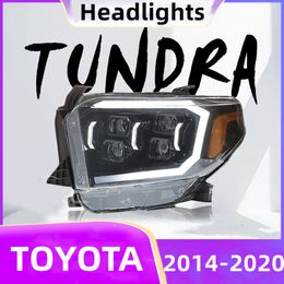 LED Headlight Assembly Pickup Truck Upgrade For Toyota Tundra 20 14-20 20 LED Signal High Beam Driving Front Headlights