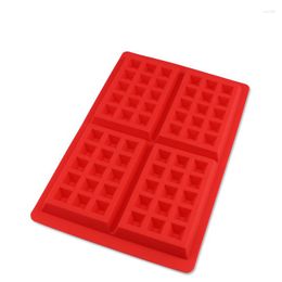 Baking Moulds 1PCS Silicone Nestle Waffle Mould High Temperature Resistant Muffin Mould Breakfast Cake Tool D720