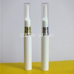 10ML Airless Eye Serum Pen with Massage Head, Cosmetics Essence Lotion Packaging Bottles, 10g White Bottle, 100pcs Vdhar