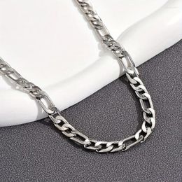 Chains Figaro Chain Necklace 8.5MM Women Stainless Steel Link For Men Jewellery Gift