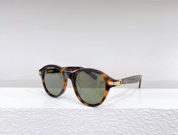 Havana Green Round Sunglasses Men Summer Sunnies gafas de sol Designers Sunglasses Shades Occhiali da sole UV400 Eyewear