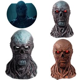 Party Masks Vecna Cosplay Latex Mask Horrible Halloween Party LED Masks Unisex Adult Costume Accessory Props 230820