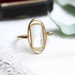 Cluster Rings WPB S925 Sterling Silver Women Sparkling Rectangle Ring Oval Female Luxury Jewellery Brilliant Design Girl Gift Party