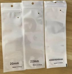 6*19CM Universal Plastic Retail Dustproof Package Bag For Apple Watch Series Ultra 8 SE 7 6 5 4 3 44mm 40mm 49mm 45mm 41mm 42mm 45 Mm Watch Band Bracelet Strap Package Bag