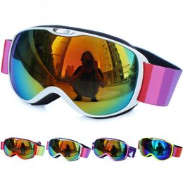 Ski Goggles Anti fog UV400 Double Lens for Adults Outdoor Sports Skiing Kids Snow Snowboard Protective Glasse Men 230821