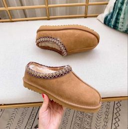 24 Tasman Picture Color Snow boots Sheepskin Shearling Tazz Mules Women Men Ultra Mini Boot Slip-on Shoes Suede Upper Comfort Fall Winter uggity New style