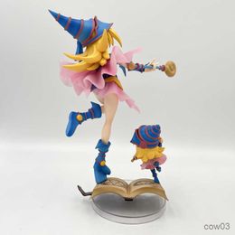 Action Toy Figures 25cm Yu-Gi-Oh! Duel Anime Girl Figure Dark Magician Girl Action Figure Adult Collectible Model Doll Toys Gifts R230821