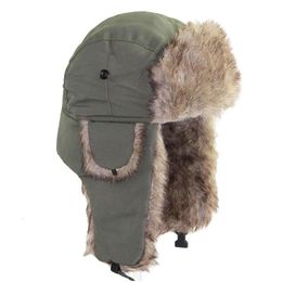 Trapper Hats Men Unisex Warm Trooper Earflap Winter Flaps Ski Hat Bomber 230818