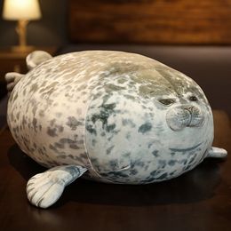 Cushion/Decorative Pillow 80cm Soft Cute Novelty Sea Lion Plush Toys Seal Plush Stuffed Doll Baby Sleeping Throw Hone Ornament Pillow Kids Girls Gifts 230818