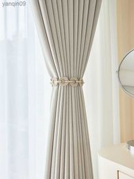 Curtain Window Curtains for Living Room Bedroom Home Decoration French Premium Luxury Elegant Romantic Soft Full Blackout Sunblinds HKD230821