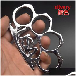 Finger Four Fist Ring Bracelet Usa Tiger Car Equipment Travel Ymbh Drop Delivery Sports Outdoors Fitness Supplies Boxing Dhqfx