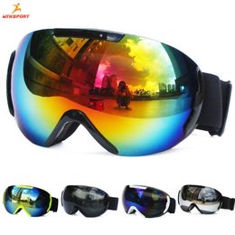 Ski Goggles Double Layer Polarized Lens Anti fog UV400 Skiing Snowboard Men Women Glasses Eyewear 230821