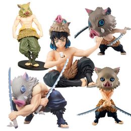 Action Toy Figures Anime Figure Action Figure Demon Slayer Tanjirou Figurine Model Doll Gift