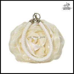 Evening Bags Fashion Evening Bag Rose Flower Bride Bag Purse full dress handbag Wedding Clutch Women Party Wallet Dinner Small Purse bolso HKD230821