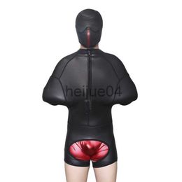 Other Health Beauty Items sexy lingerie sex accessories mask sex male sm bondage bundle binding clothing hand sponge opening with zipper rubber clothing x0821