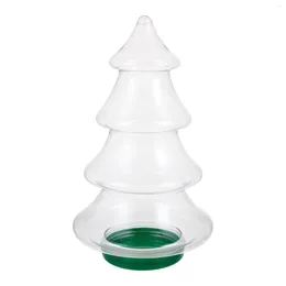 Storage Bottles Christmas Tree Candy Jar Cookie Packaging Bottle Party Favour Box