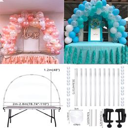 Other Event Party Supplies Balloon Arch Adjustable Stand Kit for Birthday Decorations Baby Shower Balloons Accessories Wedding Decor Globos 230818