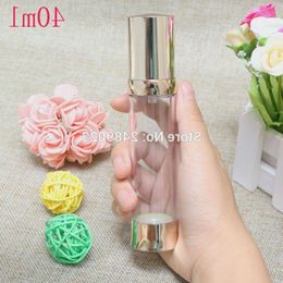 20ml 30ml 40ml Gold Airless Bottle Vacuum Pump Lotion Cosmetic Container Used For Travel Bottles 10pcs/lot Xuaix