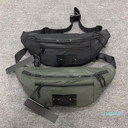 Pack Stone Waist Unisex Fanny Messenger Pack Waist Bag Men Canvas Hip-Hop Belt Bag Men Messenger Bags 20ss Small Shoulder Bag Ches303L