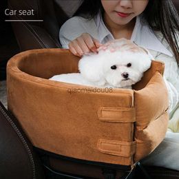 Other Pet Supplies Warm Dog Car Seat Bed for Small Dogs Car Seat Cover Puppy Car Carrier for Puppy Portable Dog Travel Safty Seat Transport Cat HKD230821