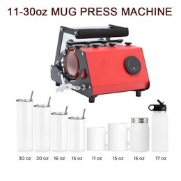 30oz Sublimation Button Tumbler Heat Press Machines For Water Bottle Printing