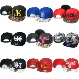 72 Styles Last Kings Strapback Hats LK Leopard Caps Snapbacks Adjustable Hat Designer Hip hop Lastkings Snapback Baseball Cap Onli302J
