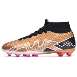 Dress Shoes Men's Football Boots High-top Soccer Shoes High Quality FG/TF Soccer Cleats Anti-Skid Kids Outdoor Training Footable Shoes 230818