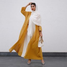 Ethnic Clothing Middle East Elegant Temperament Dresses Women 2 Piece Set Muslim Caftan Pakistani Turkish Islam Abayas For Robe