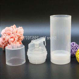 30ml 50ml 150ml Empty Airless Vacuum Pump Transparent bottles Makeup Liquid Refillable Bottles for Women 200pcs/lot DHL Lvcui