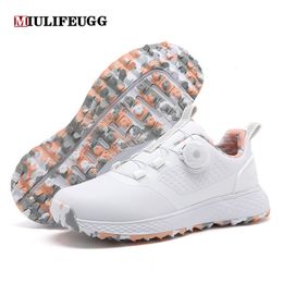 Safety Shoes Waterproof Golf Women Comfortable Sneakers Men Outdoor Walking Sports Footwears Anti Slip Athletic Caddie Shoe 230821