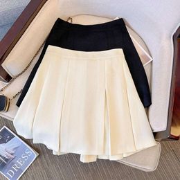 Item Title Pounds Skirt Fat Mm Large Size Womens Clothing Slimming Pleated Simple Short A Line