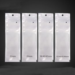 6x19cm Plastic Package Bag For Apple Watch Band Ultra 49mm 44mm 45mm 42mm 41mm 42mm Sport Watchband Serise 8 7 6 5 Bracelet Soft Silicone Strap Retail Packaging Bags