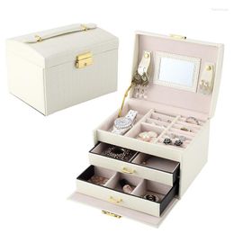 Jewelry Pouches Jewlery Box With Large Capacity Ornament Ear Stud Simple And Exquisite Necklace Ring Household High-End