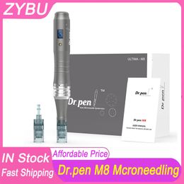 Wireless Dr.pen Ultima Professional Microneedling System Dermapen Mesotherapy Auto Micro Needle Rolling Stamp Electric Derma Ultima Dr pen M8 With Cartridges
